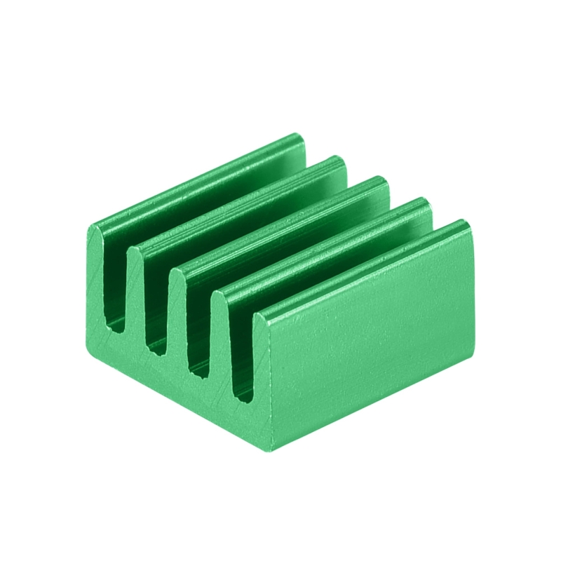 مجموعه 12 عددی هیت سینک مخصوص پردازنده و تراشه های SMD سبز سایز 9x9x5mm مجموعه 12 عددی هیت سینک مخصوص پردازنده و تراشه های SMD سبز سایز 9x9x5mm