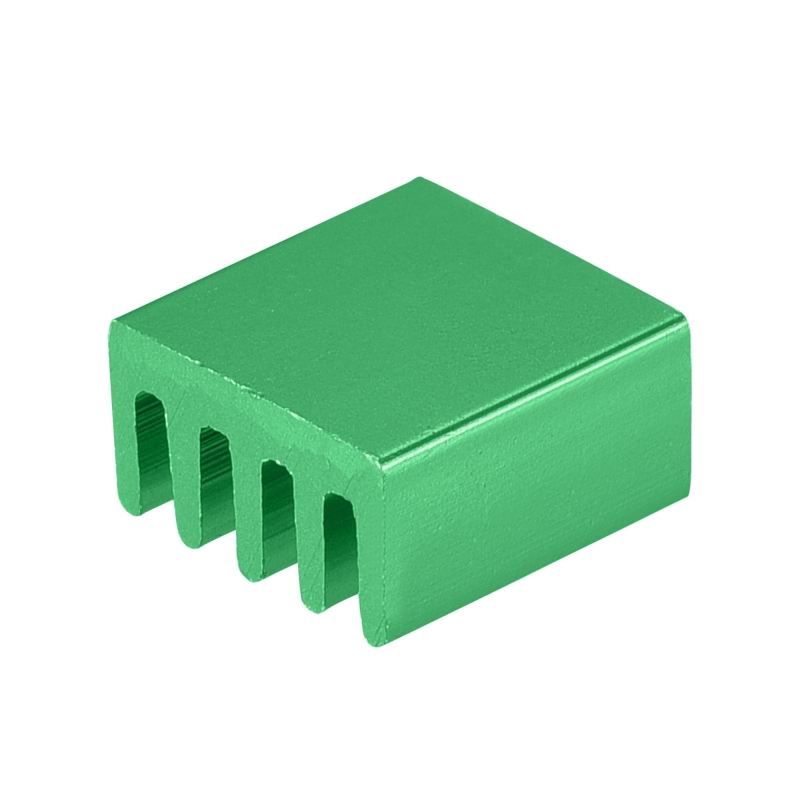مجموعه 12 عددی هیت سینک مخصوص پردازنده و تراشه های SMD سبز سایز 9x9x5mm مجموعه 12 عددی هیت سینک مخصوص پردازنده و تراشه های SMD سبز سایز 9x9x5mm