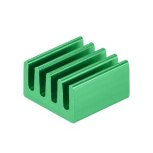 مجموعه 12 عددی هیت سینک مخصوص پردازنده و تراشه های SMD سبز سایز 9x9x5mm