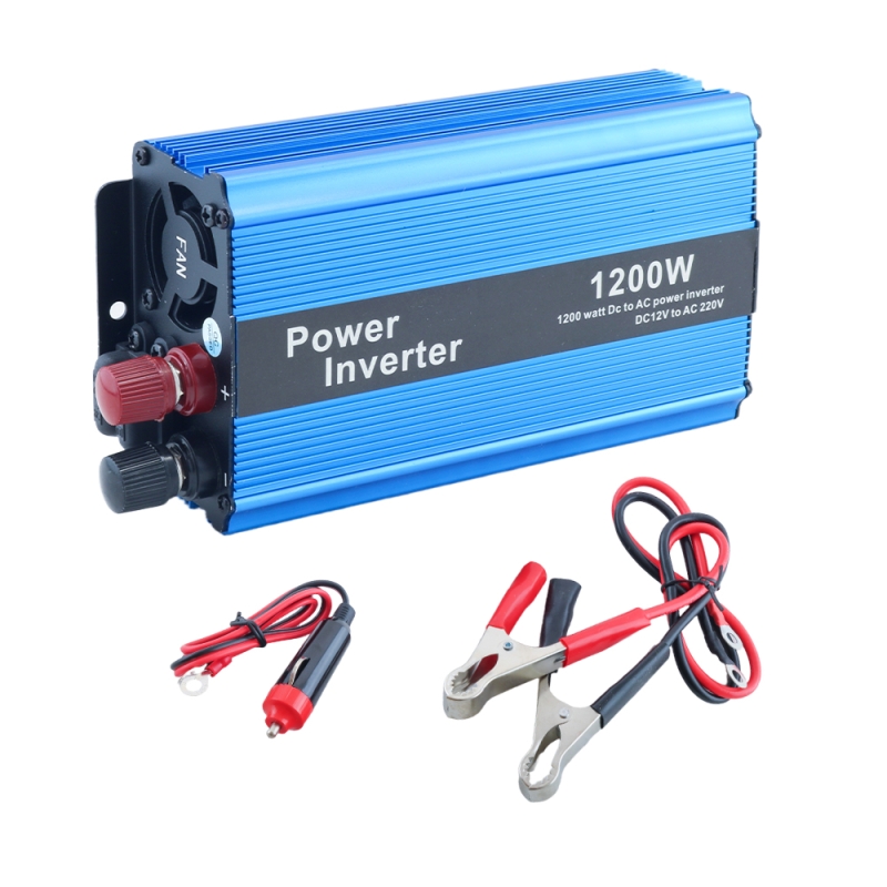 اینورتر (مبدل 12VDC به 220VAC) سوئیچینگ 12V-1200W مارک T-SOLAR اینورتر (مبدل 12VDC به 220VAC) سوئیچینگ 12V-1200W مارک T-SOLAR