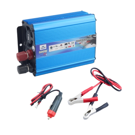 اینورتر (مبدل 12VDC به 220VAC) سوئیچینگ 12V-500W مارک T-SOLAR اینورتر (مبدل 12VDC به 220VAC) سوئیچینگ 12V-500W مارک T-SOLAR