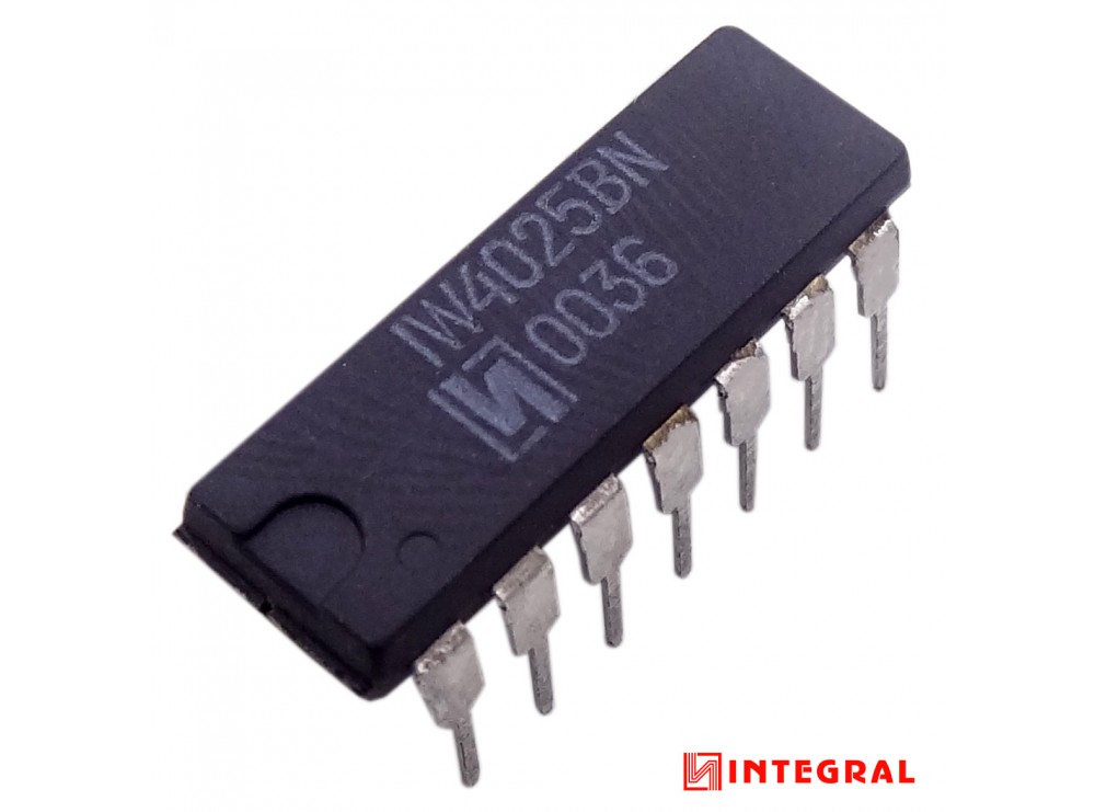 مجموعه 16 عددی تراشه CD4025BN گیت OR پکیج DIP مارک INTEGRAL مجموعه 16 عددی تراشه CD4025BN گیت OR پکیج DIP مارک INTEGRAL