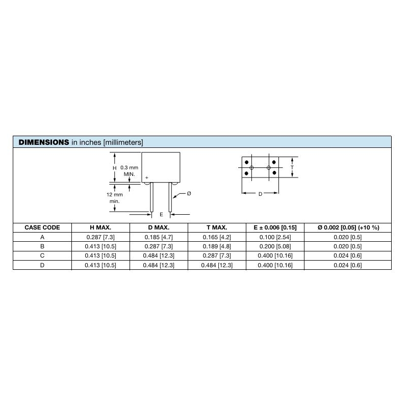 مجموعه 16 عددی خازن تانتال DIP 4.7uF / 25V پکیج B