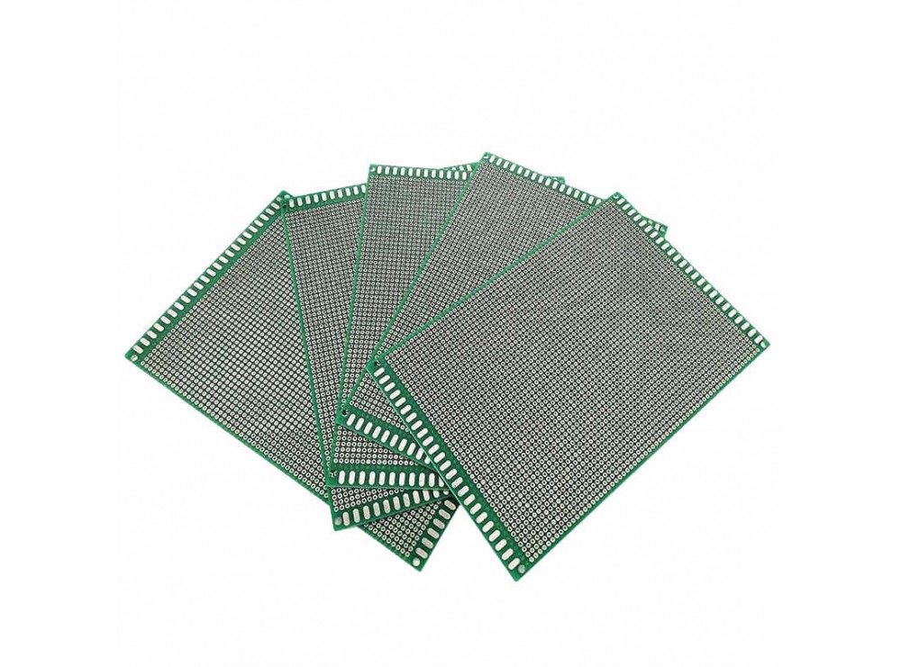 مجموعه 2 عددی برد سوراخ دار دولایه متالیزه 18x12cm