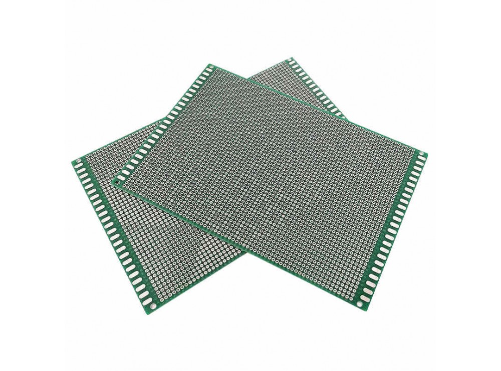 مجموعه 2 عددی برد سوراخ دار دولایه متالیزه 18x12cm