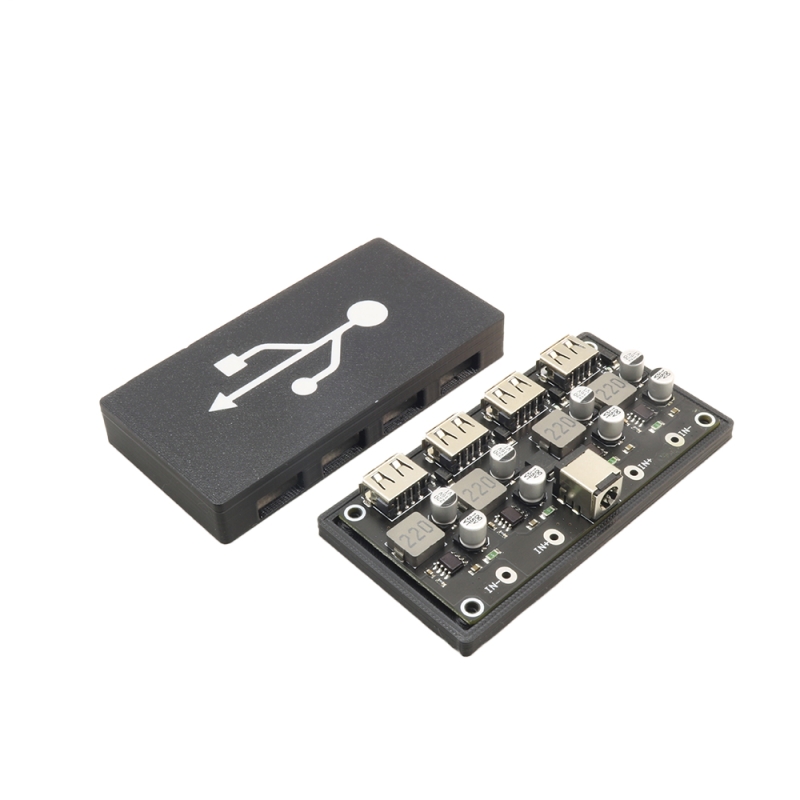 مجموعه 2 عددی قاب محافظ 3D print ماژول شارژر ولتاژ DC با 4 خروجی USB مجموعه 2 عددی قاب محافظ 3D print ماژول شارژر ولتاژ DC با 4 خروجی USB