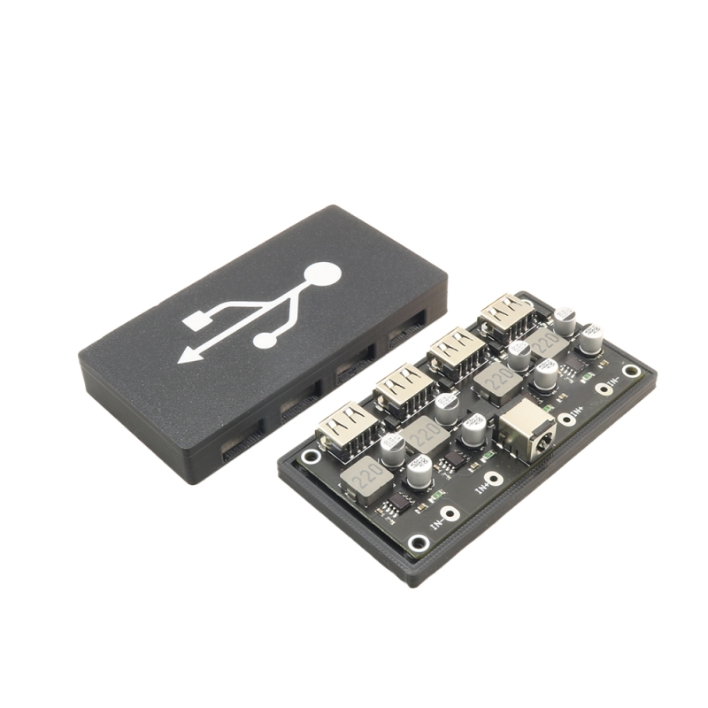 مجموعه 2 عددی قاب محافظ 3D print ماژول شارژر ولتاژ DC با 4 خروجی USB مجموعه 2 عددی قاب محافظ 3D print ماژول شارژر ولتاژ DC با 4 خروجی USB