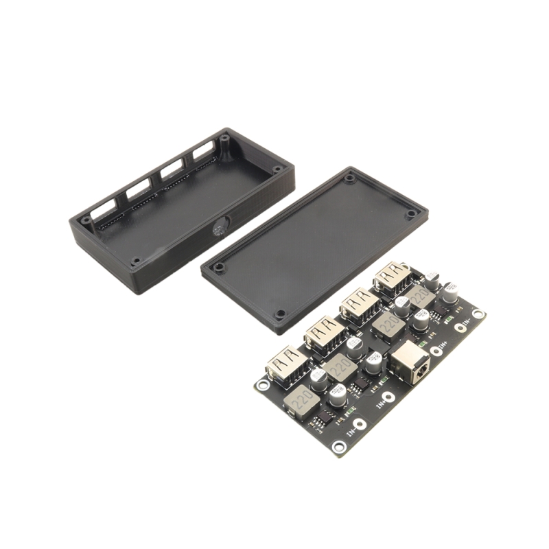 مجموعه 2 عددی قاب محافظ 3D print ماژول شارژر ولتاژ DC با 4 خروجی USB مجموعه 2 عددی قاب محافظ 3D print ماژول شارژر ولتاژ DC با 4 خروجی USB
