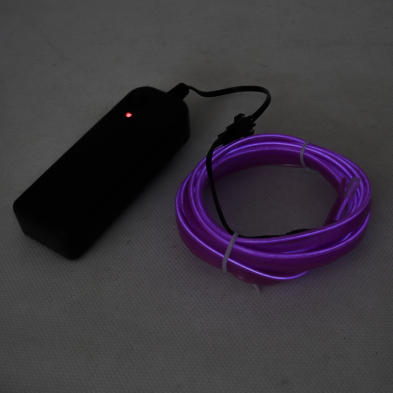 مجموعه 3 عددی چراغ ال وایر 1 متری بنفش