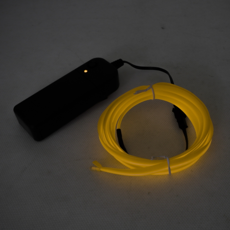 مجموعه 3 عددی چراغ ال وایر 1 متری نارنجی کهربایی