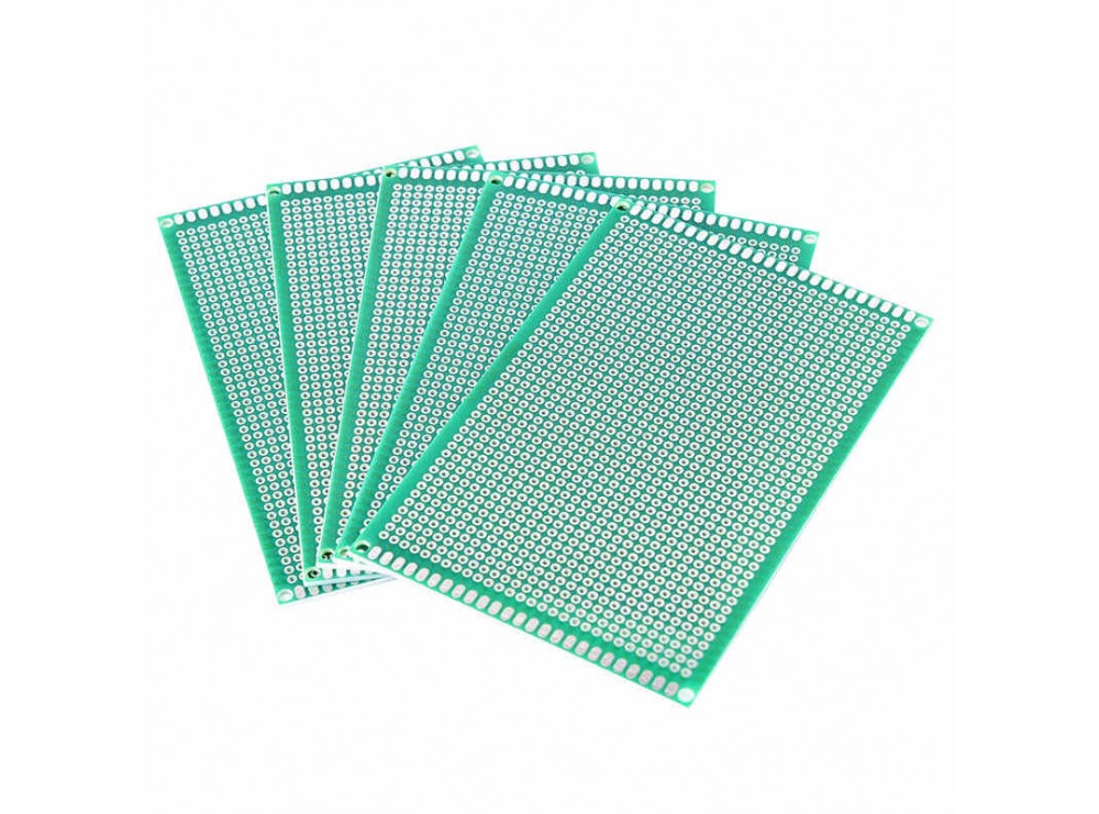 مجموعه 3 عددی برد سوراخ دار دولایه متالیزه 12x8cm