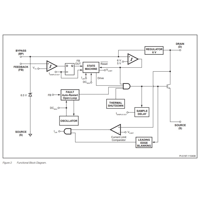 مجموعه 3 عددی تراشه سوئیچینگ LNK626PG پکیج DIP-8C