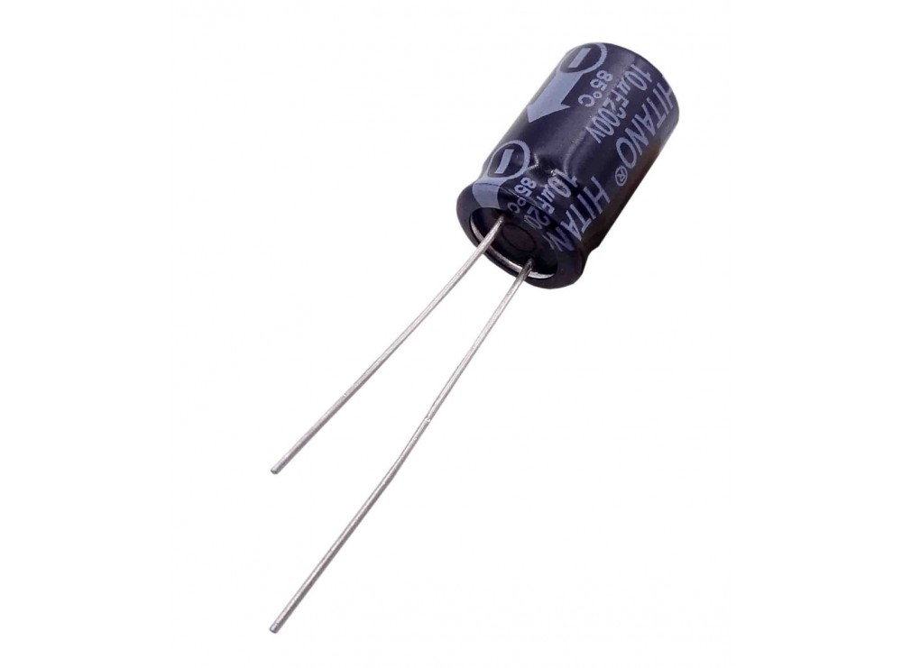 مجموعه 31 عددی خازن الکترولیتی 10uF / 200V تایوانی HITANO