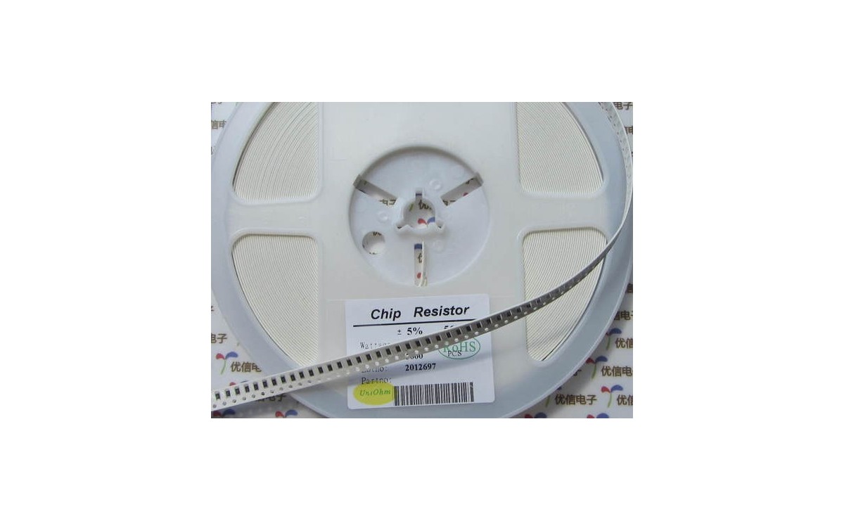 مقاومت 3.3 اهم پکیج 1206 SMD رول 5000 عددی