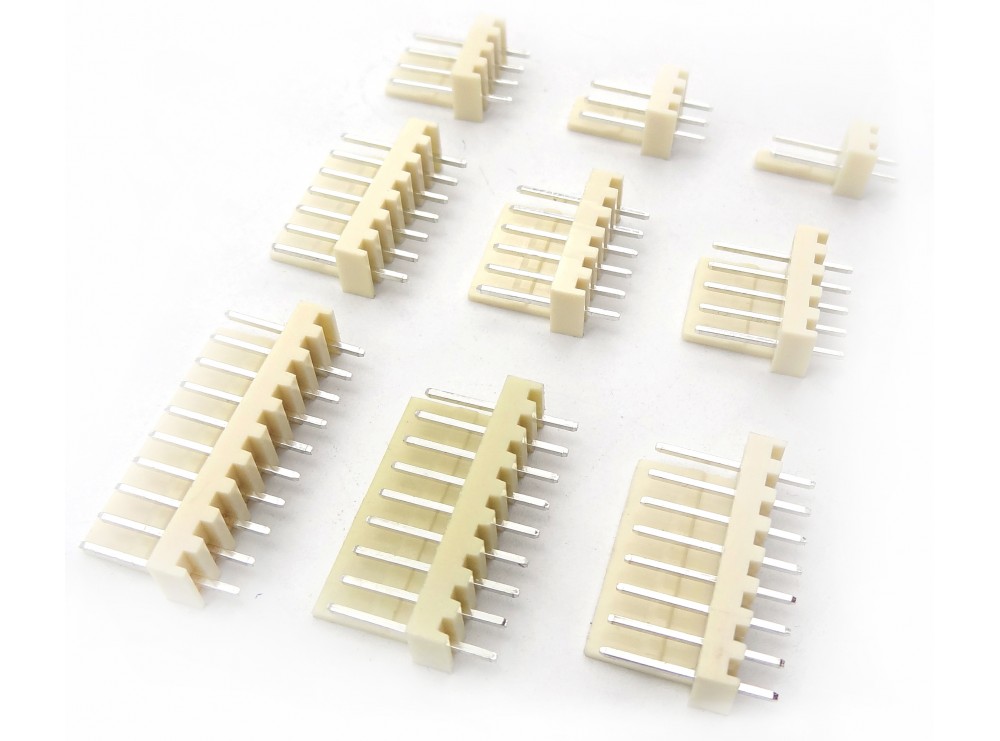 مجموعه 34 عددی کانکتور مخابراتی 4 پین 2510 نری صاف