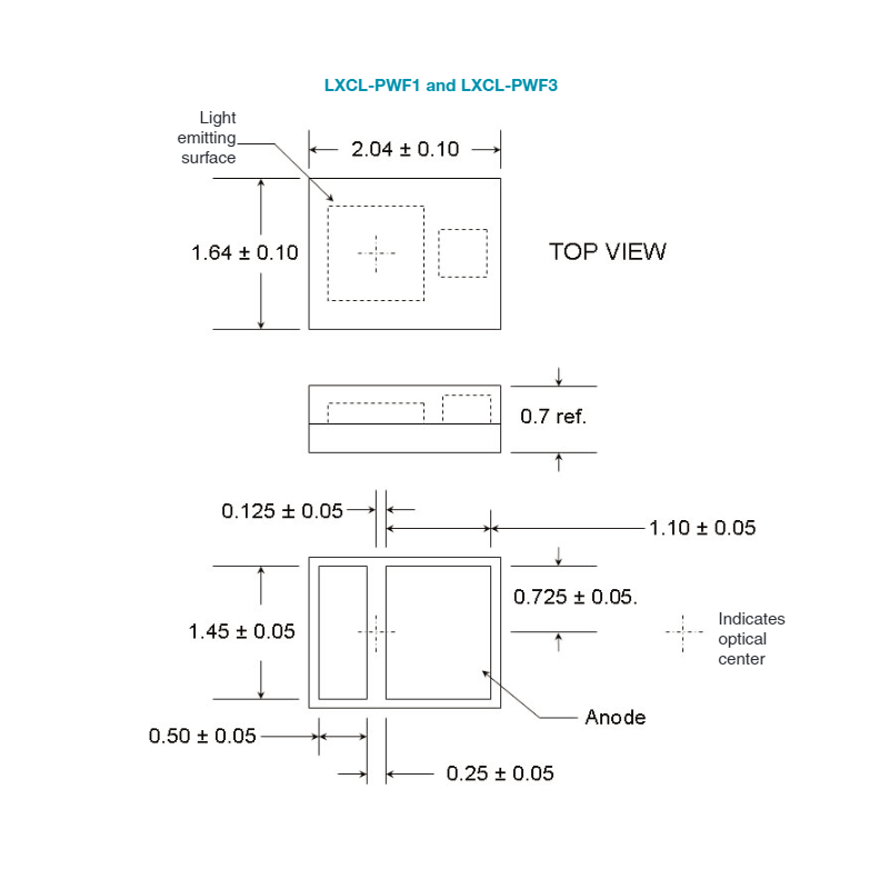 مجموعه 34 عددی SMD LED فلش موبایل سفید LXCL-PWF3 مارک LUXEON