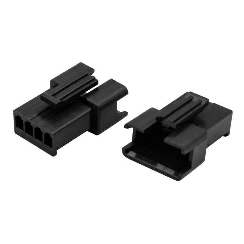 مجموعه 35 عددی کانکتور SM بین راهی 4 پین نری مشکی