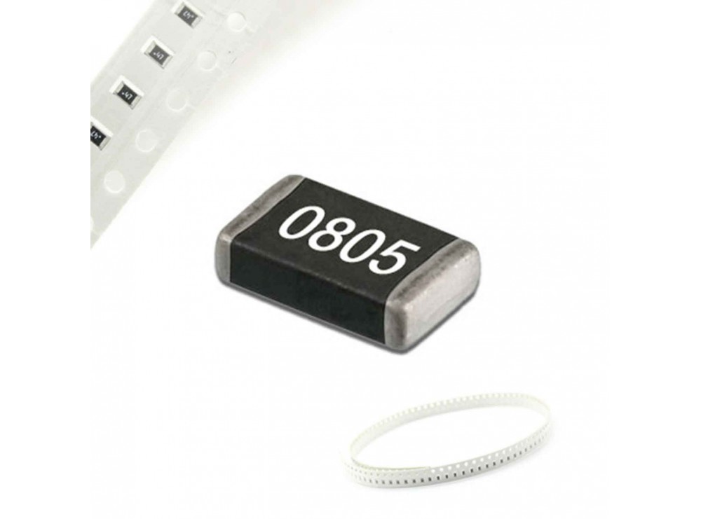 مقاومت 402K اهم دقیق %0.1 پکیج 0805 SMD رول5000 عددی