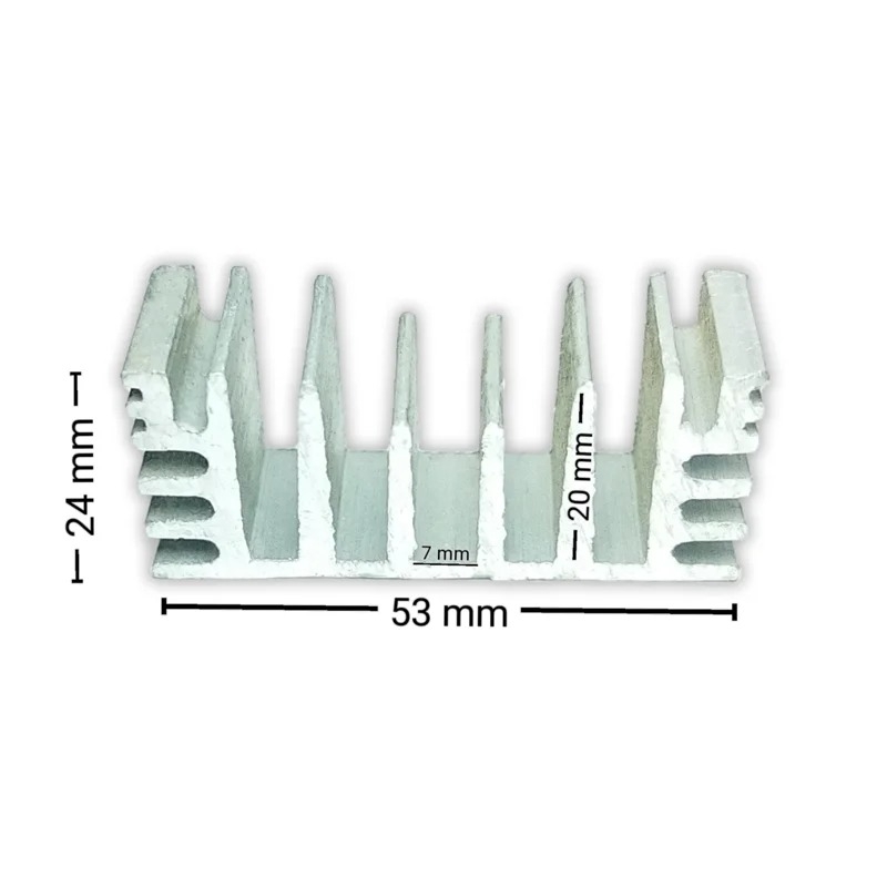 مجموعه 5 عددی هیت سینک آلومینیومی سایز 23x24x53mm