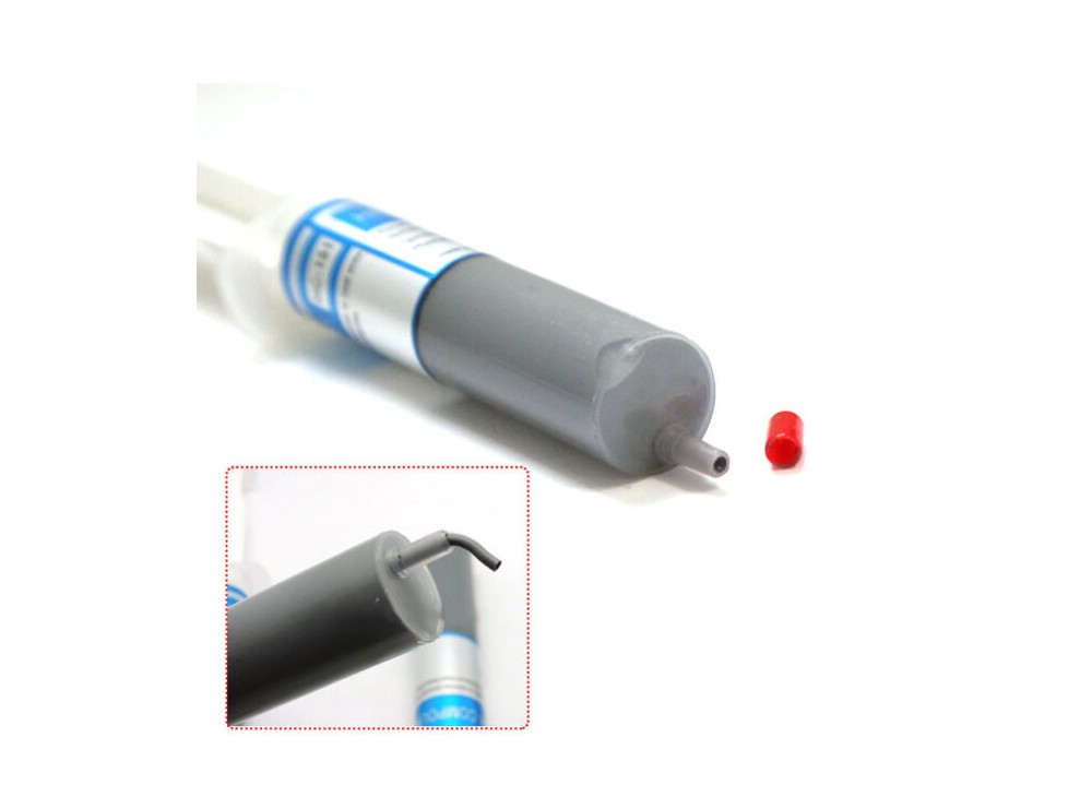 مجموعه 5 عددی خمیر سیلیکون سرنگی 5 گرمی مشکی HC-151