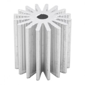 مجموعه 6 عددی هیت سینک آلومینیومی استوانه ای سوراخ دار 16 پره 30x25mm