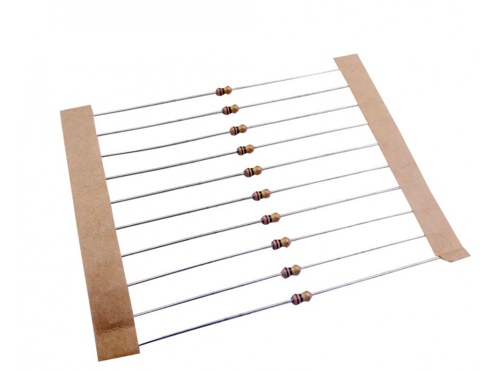 مجموعه 7 عددی مقاومت فشرده 330K اهم 1/4W کره ای مارک ABCO سری CRS بسته200 تایی