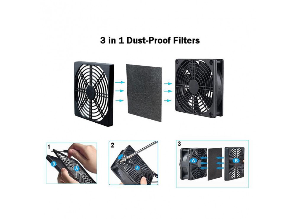 مجموعه 7 عددی گارد فن فیلتردار 6x6