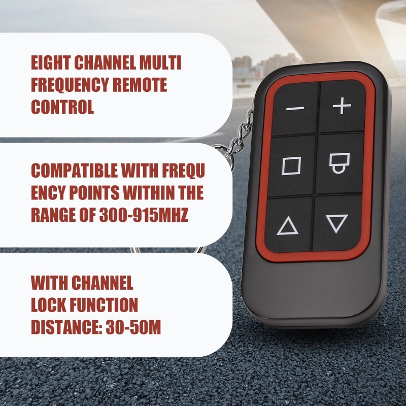 ریموت بلوتوثی 8 کانال مولتی فرکانس 299Mhz - 915Mhz با باتری قابل شارژ