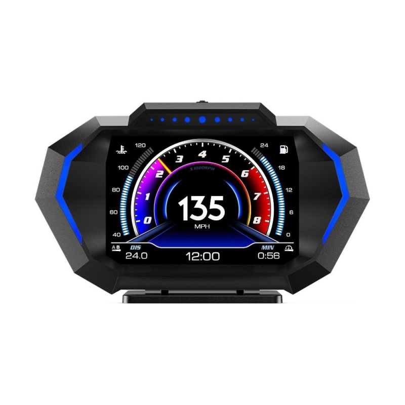 هدآپ دیسپلی Head-up Display خودرو دارای کانکتور OBD2 مدل P24
