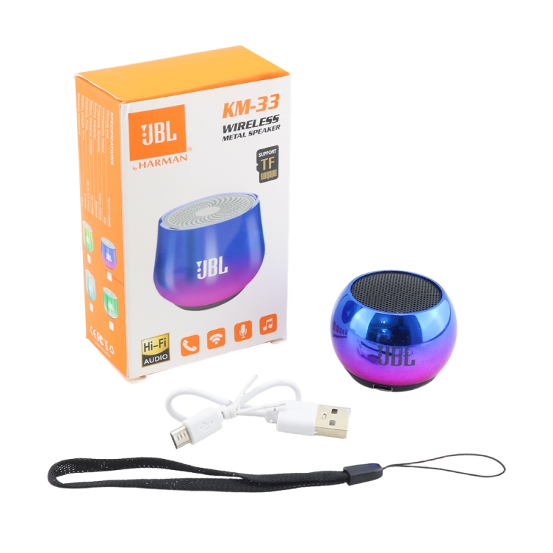 مینی اسپیکر بلوتوثی مارک JBL مدل KM-33 مینی اسپیکر بلوتوثی مارک JBL مدل KM-33
