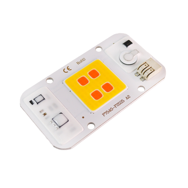 LED COB آفتابی - فول اسپکتروم رشد گیاه 50W 220V سایز 7540 طرح A