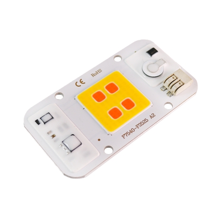 LED COB آفتابی - فول اسپکتروم رشد گیاه 50W 220V سایز 7540 طرح A