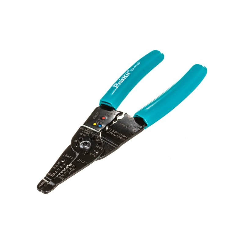 انبر پرس کابلشو (سرسیم زن) - سیم لخت کن و انبر مارک Proskit مدل CP-412G