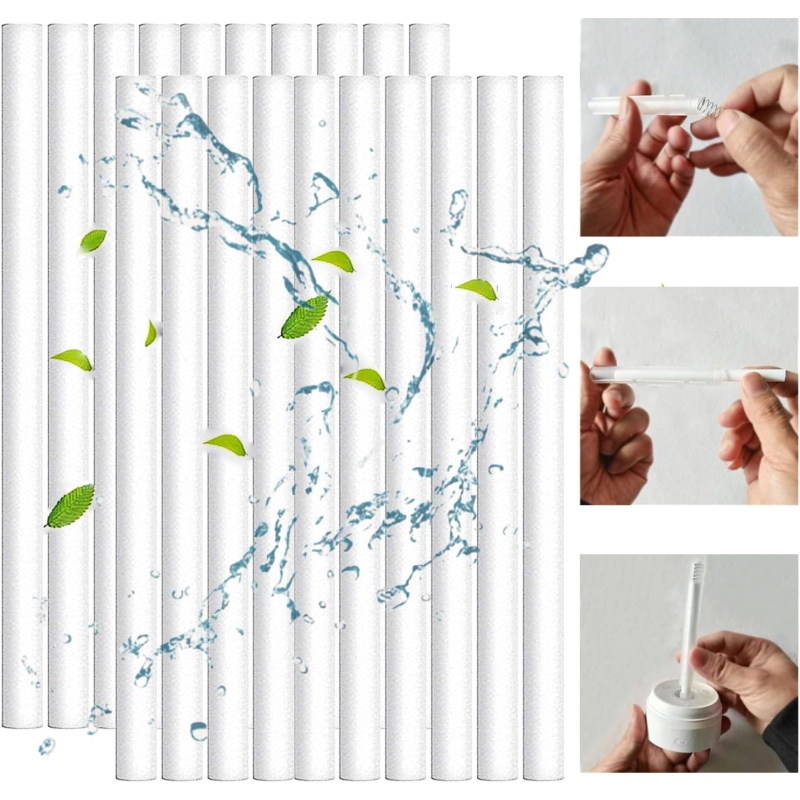 مجموعه 12 عددی اسفنج استوانه ای 8x100mm مخصوص ماژول تولید بخار سرد