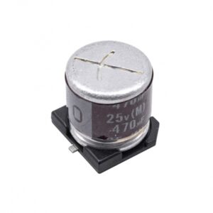 مجموعه 17 عددی خازن SMD الکترولیت 470uF / 25V سایز 10x10.5 مارک ELNA
