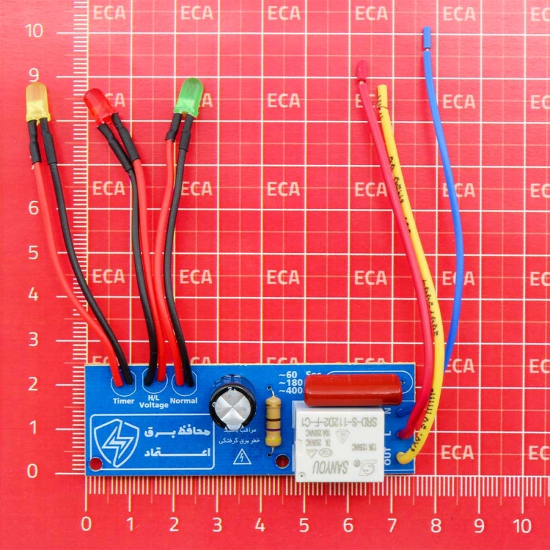 مجموعه 2 عددی برد محافظ برق 220 ولت اعتماد مخصوص یخچال