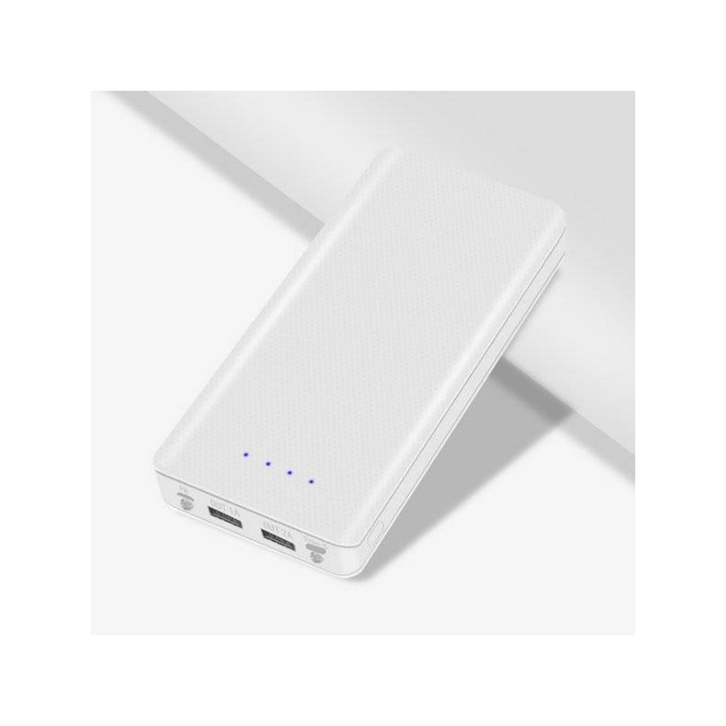 کیس پاوربانک 20000mAh با ورودی Type-C و micro USB و دو خروجی USB مدل W8