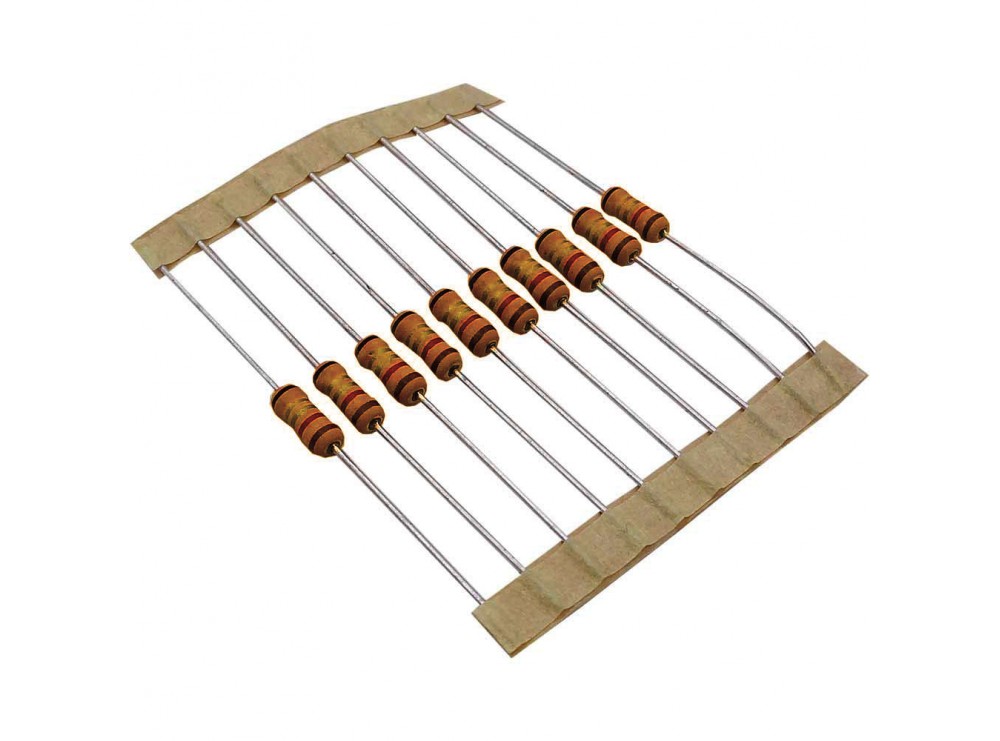 مجموعه 7 عددی مقاومت High Voltage Metal Surge مقدار 680K اهم 1/2W کره ای مارک SMART بسته 50 تایی