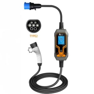 شارژر خودرو برقی 7KW-32A تک فاز با کانکتور Type-2 مدل F-OBM22-AC-1P32 مارک Feyree