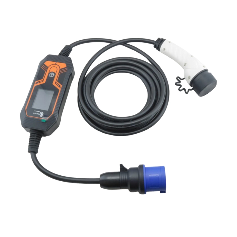 شارژر خودرو برقی 7KW-32A تک فاز با کانکتور Type-2 مدل F-OBM22-AC-1P32 مارک Feyree