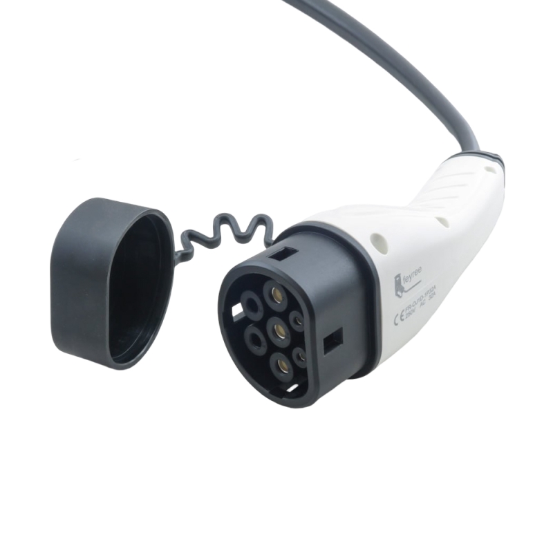 شارژر خودرو برقی 7KW-32A تک فاز با کانکتور Type-2 مدل F-OBM22-AC-1P32 مارک Feyree