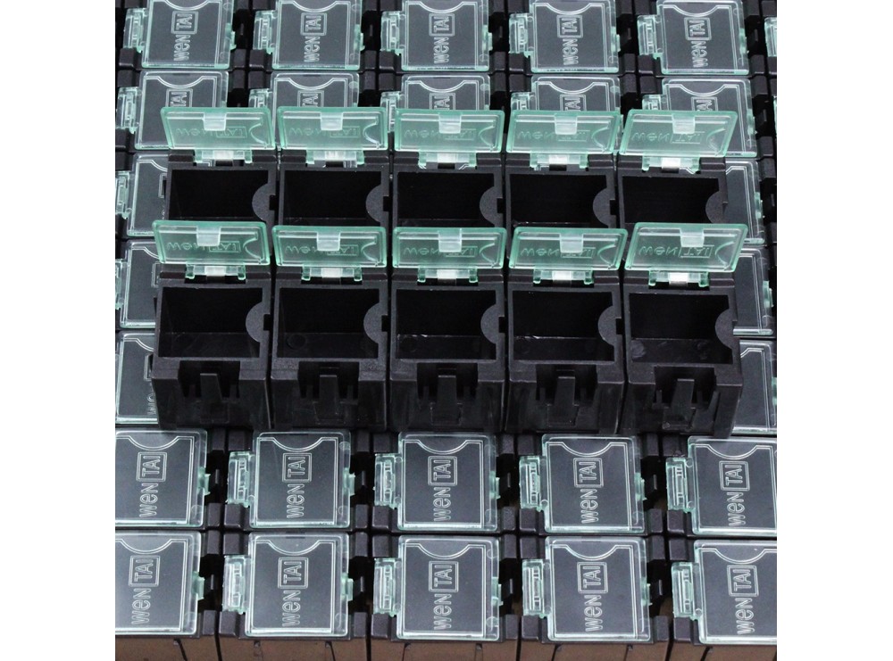 مجموعه 8 عددی جعبه قطعات 31.5x25x21 SMD سیاه