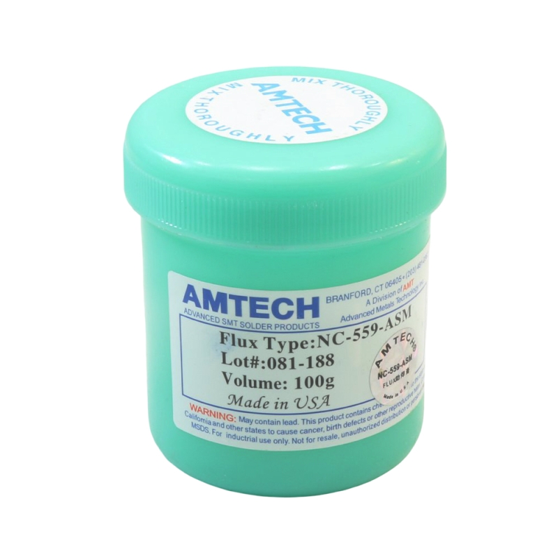 خمیر فلاکس لیوانی AMTECH 100gr آمریکایی مدل NC-559-ASM خمیر فلاکس لیوانی AMTECH 100gr آمریکایی مدل NC-559-ASM