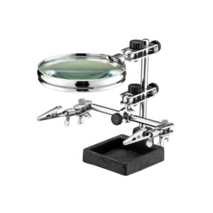 گیره مونتاژ ذره بین دار به همراه پایه هویه مدل SI105