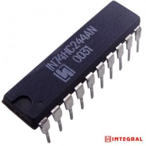 مجموعه 16 عددی تراشه بافر 74HC244 پکیج DIP مارک INTEGRAL