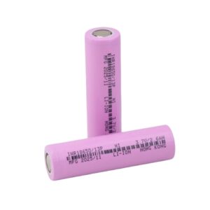 باتری لیتیوم یون 3.7v سایز 18650 سرتخت 2600mAh ضریب جریان 5C مارک HI